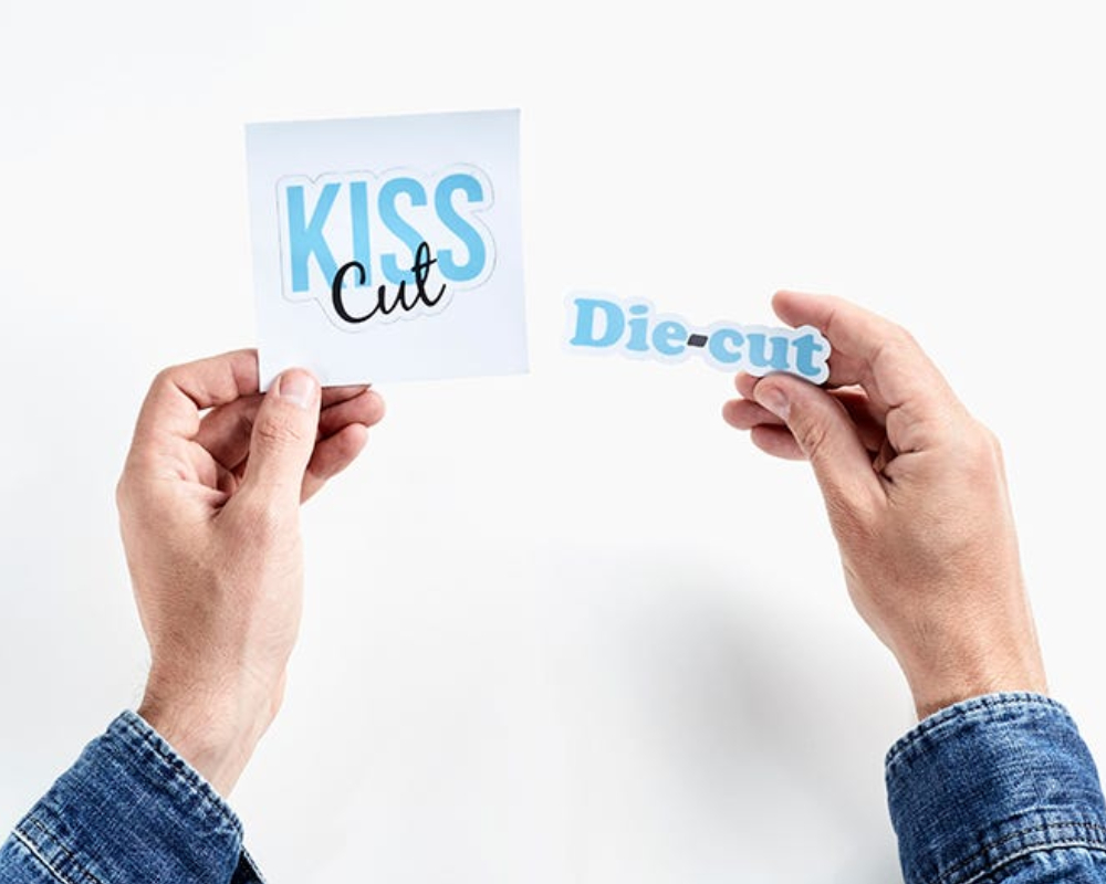 kiss cut vs die cut stickers