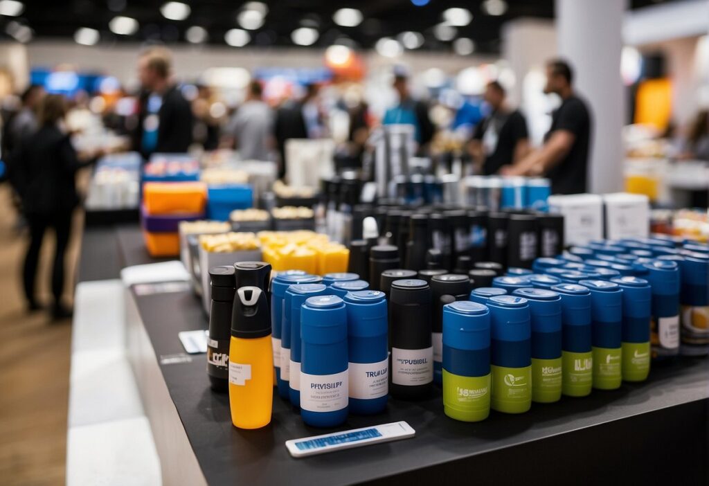 promo items at a tradeshow