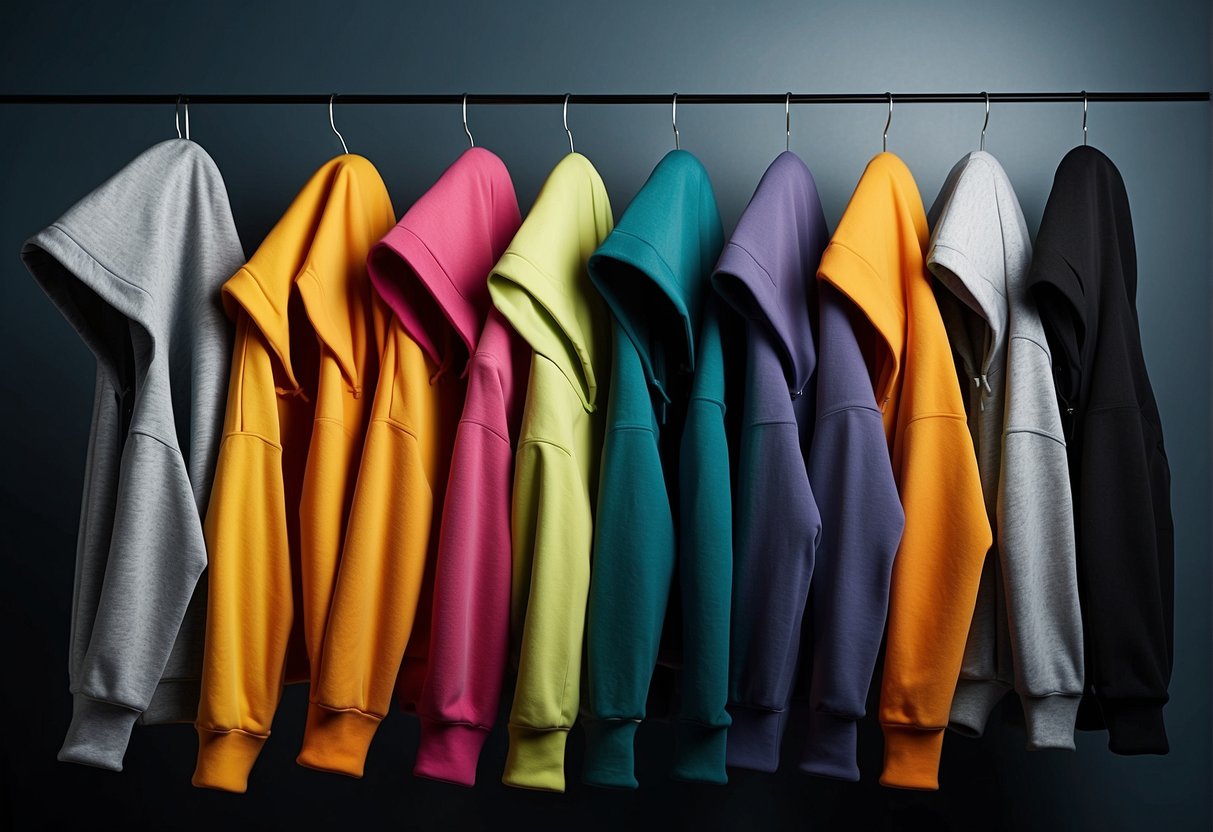 A beautiful collection of hoodies