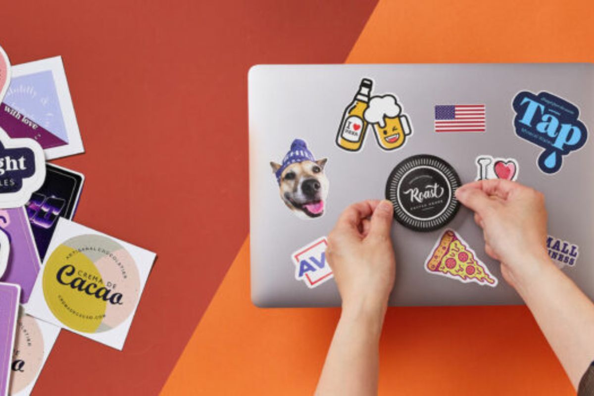 Craft a marketing plan to promote sticker sales. 