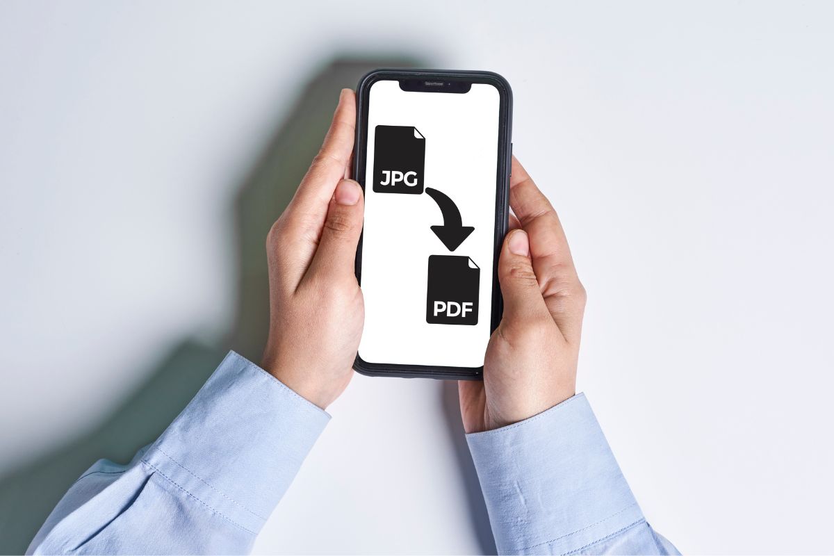 Mobile is converting file from  JPG to PDF