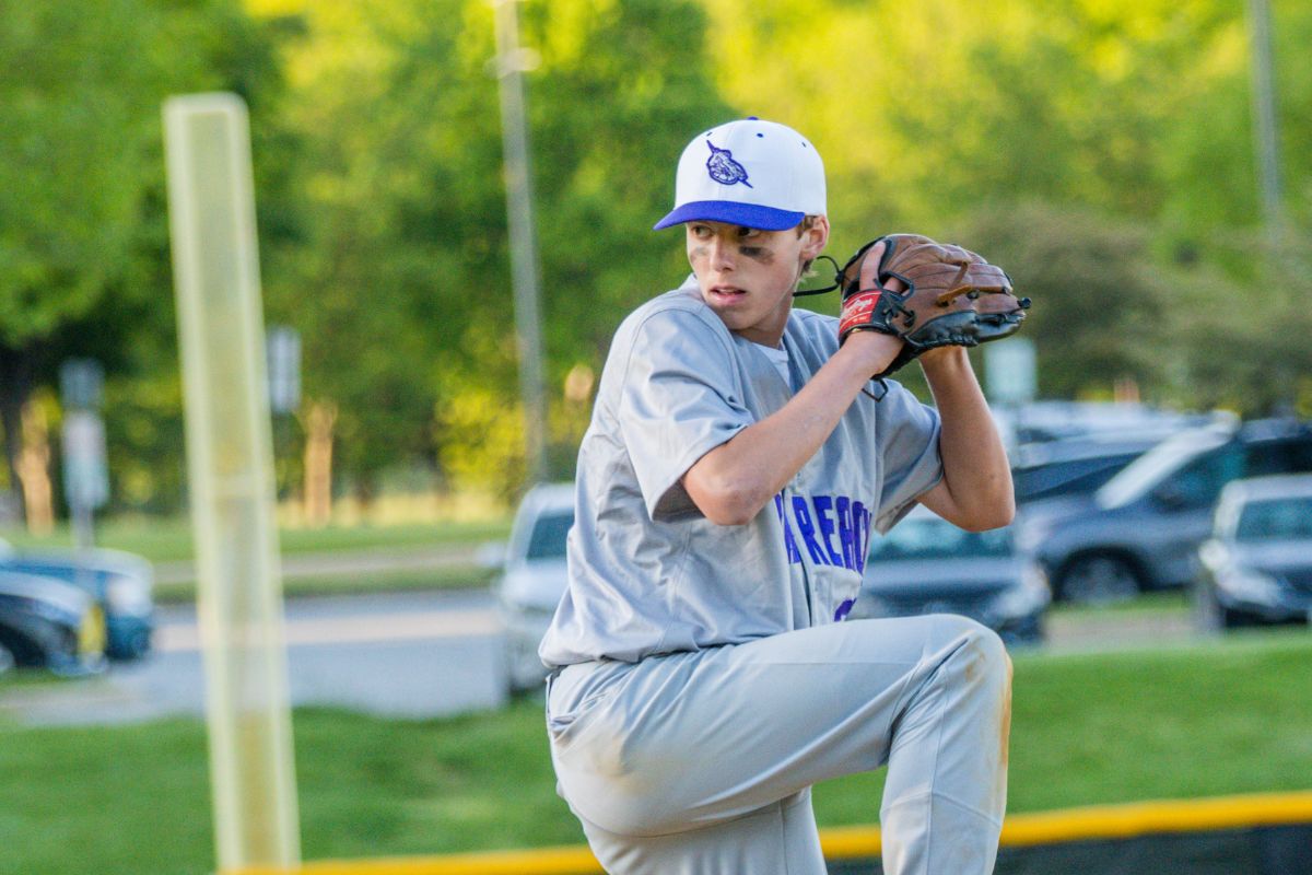 A baseball player wearing a high quality cap