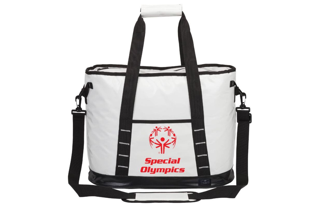 A special olympic bag shown in the picture