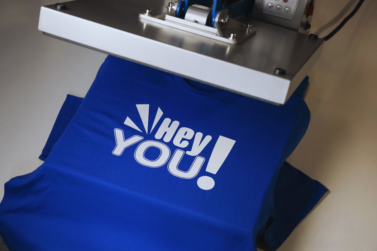 Blue coloured printed t shirt