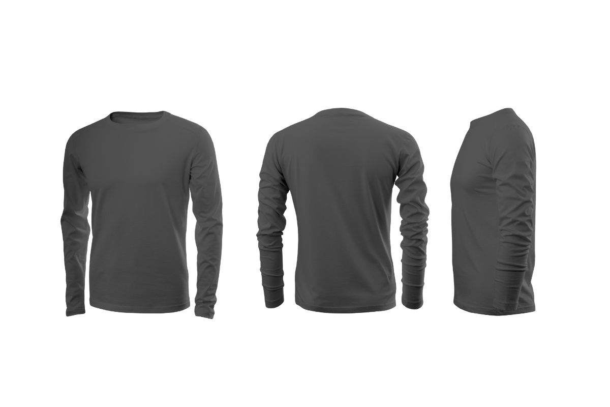 Designing of a full sleeve biker tshirt