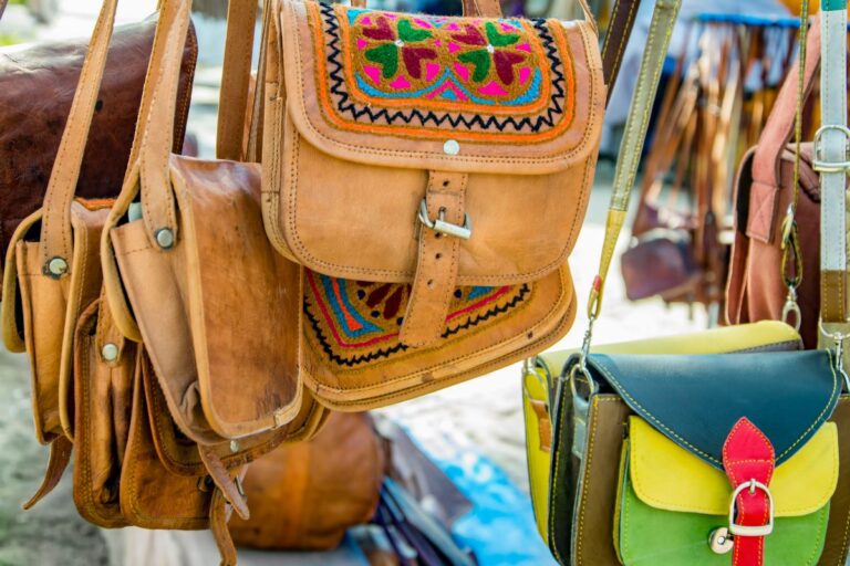 Different types of bags shown in the picture.