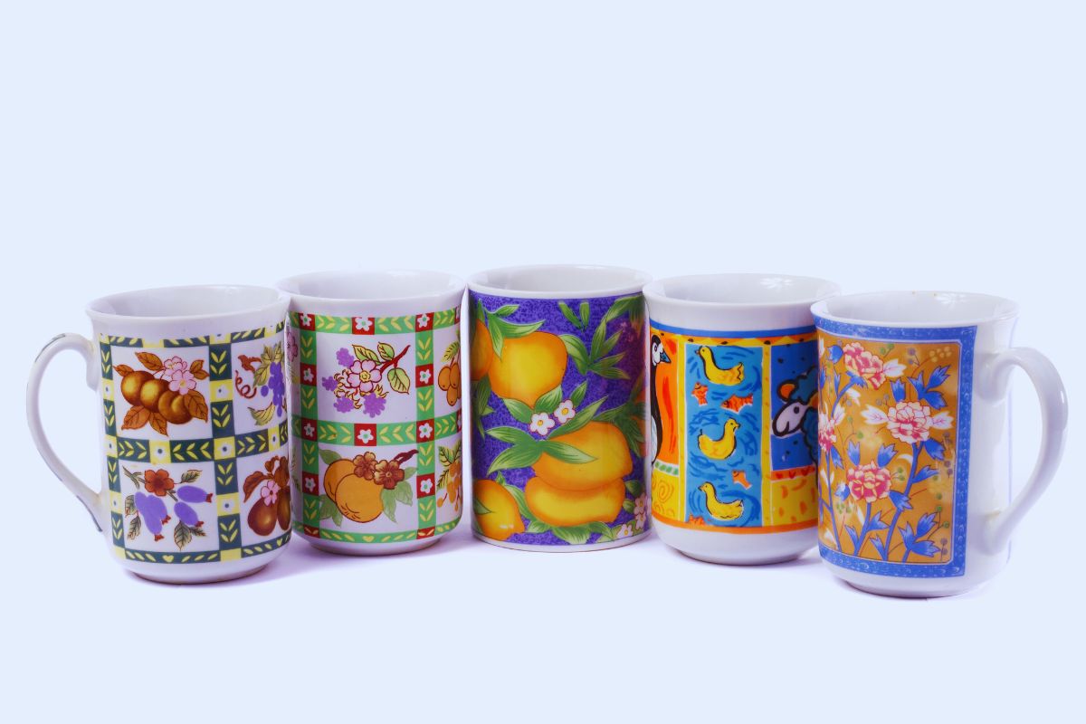 Multiple types of custom mugs