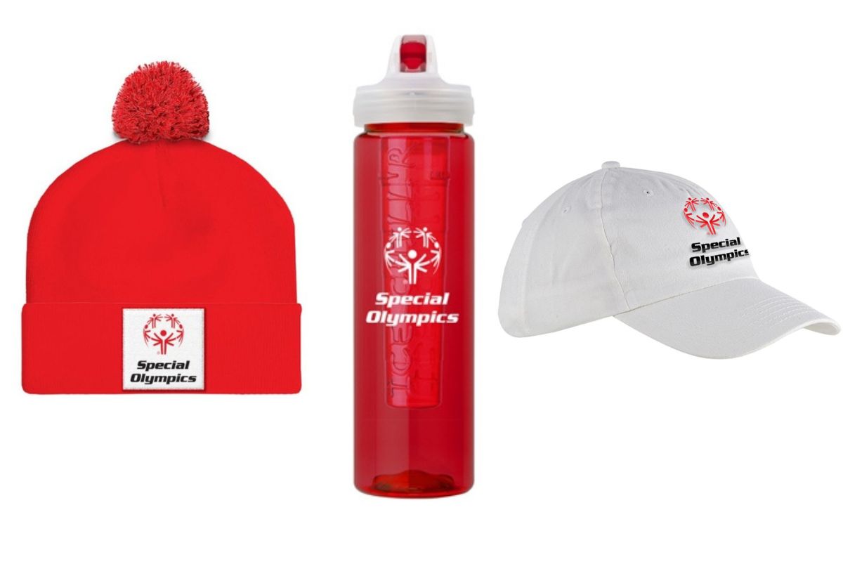 Special olympic gears shown in the image