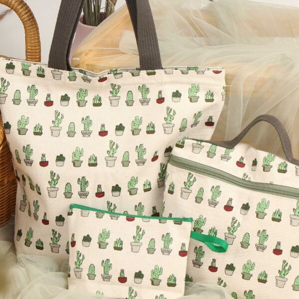 A custom tote kept with some other custom items