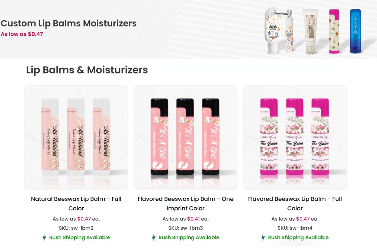 Custom Lip Balm Store