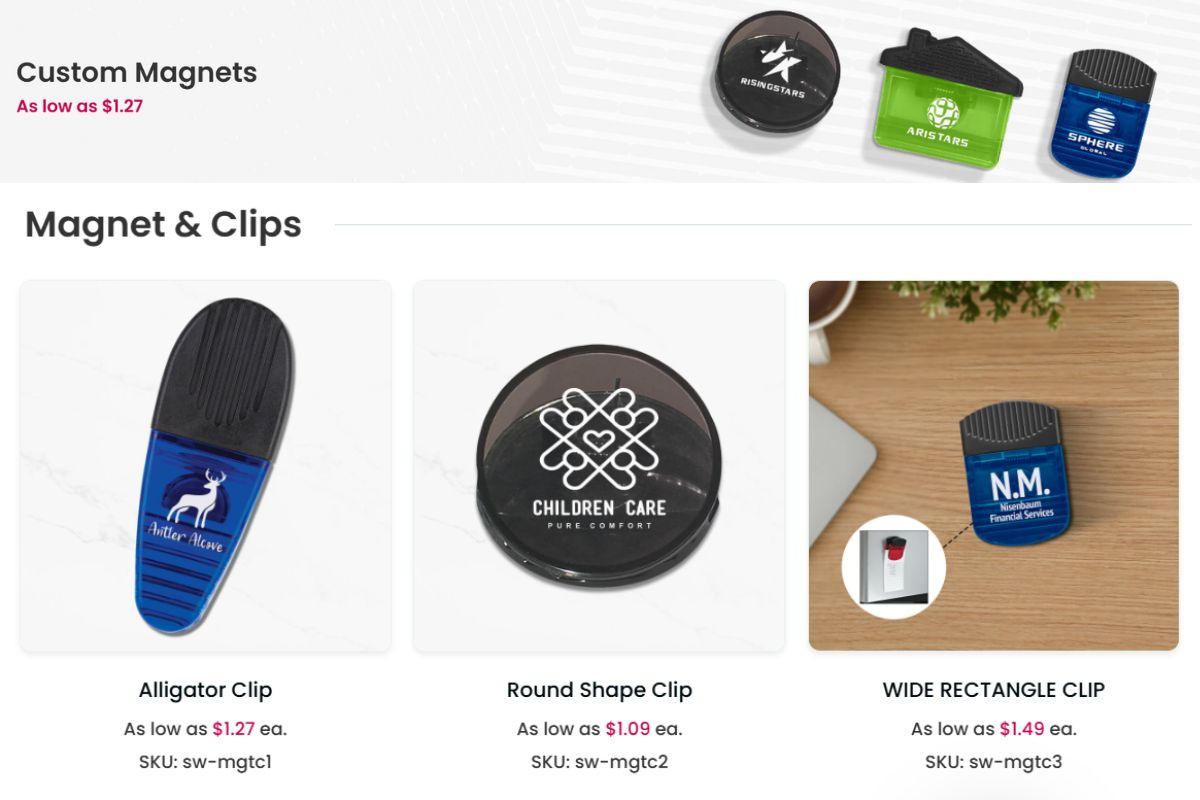 A collection of custom magnet to buy online shown in the image