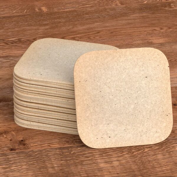 A collection of wooden coasters shown in the image