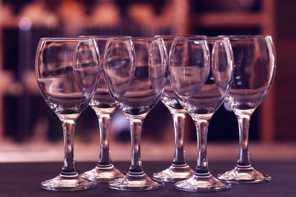 Custom glasses kept together