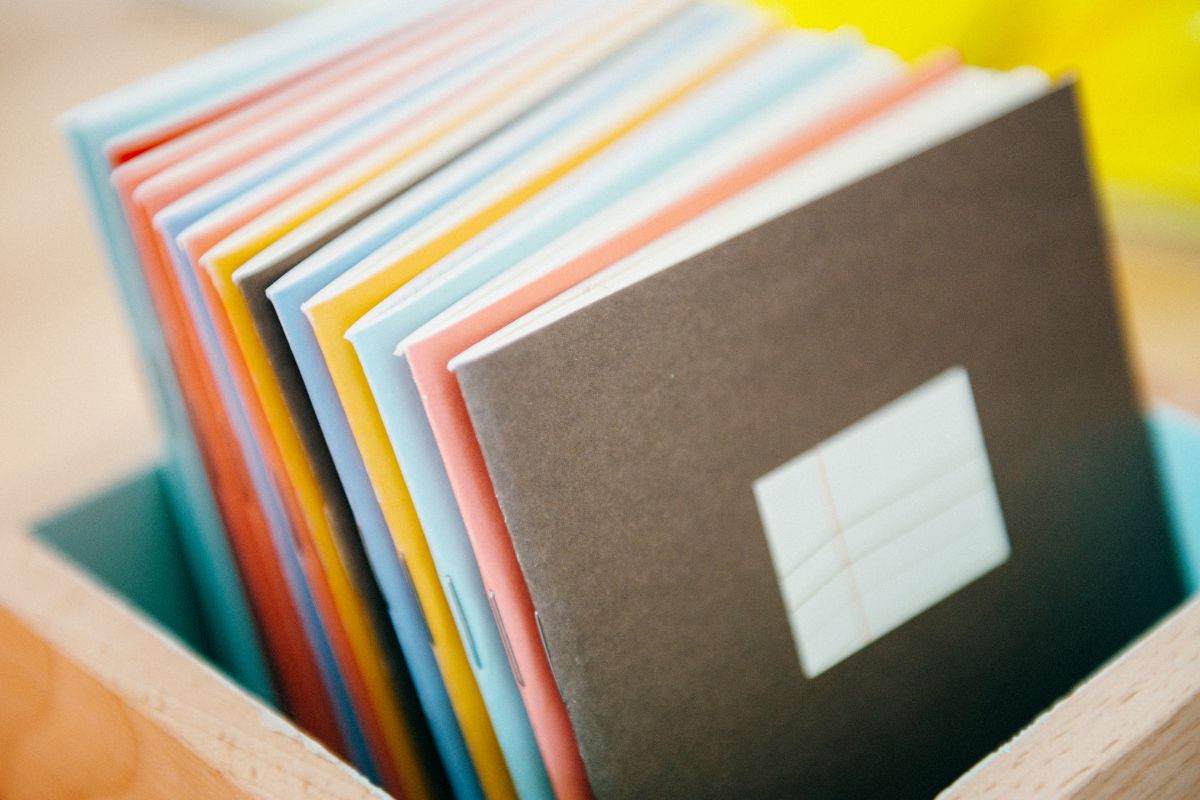 Different custom notebook shown in the image