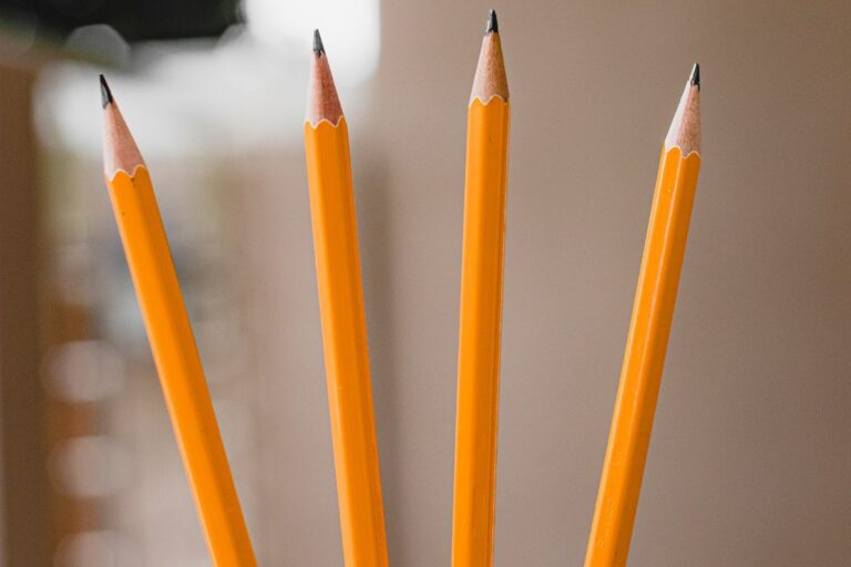 A pair of custom pencils is shown in the image
