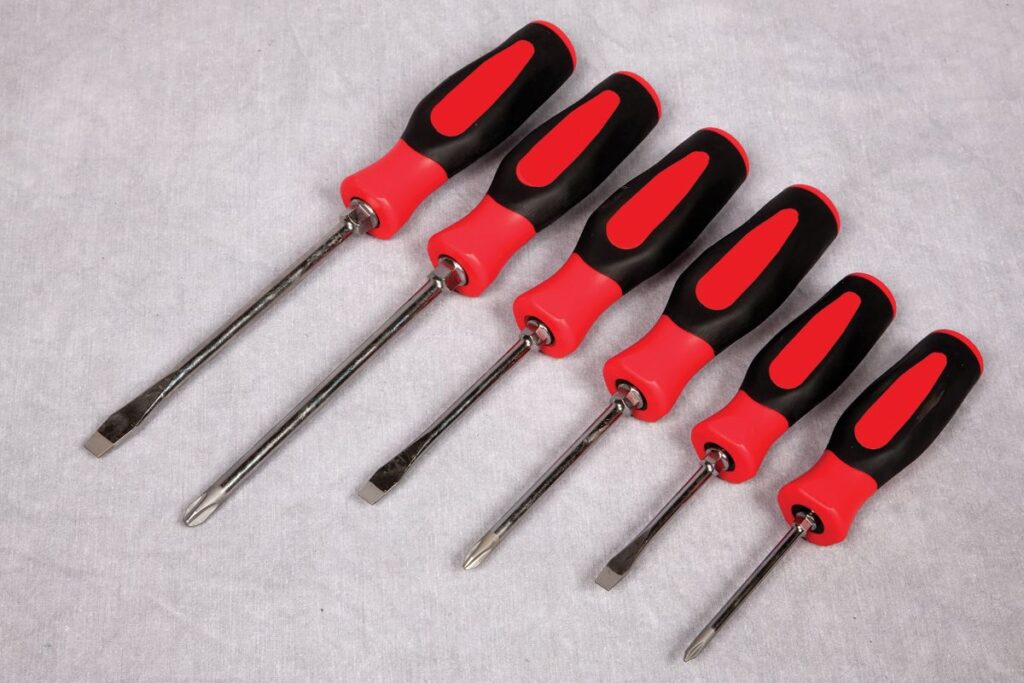 Custom Screw Drivers of different sizes and uses