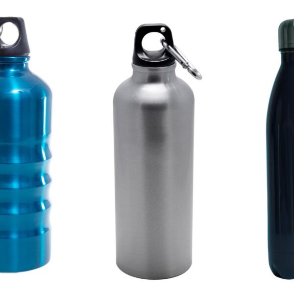Different types of custom sports bottles shown in the image