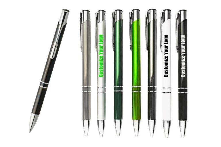 A collection of different custom pens