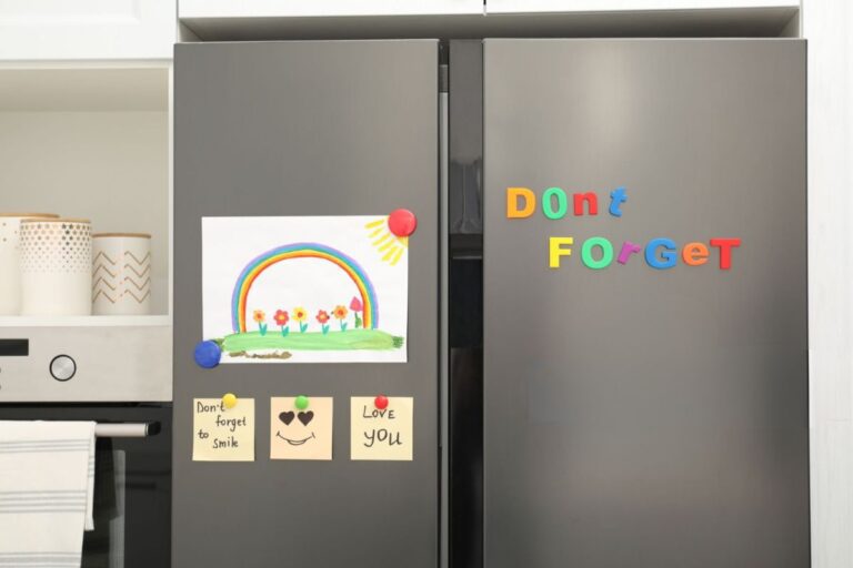 Custom sticky notes being used at home as reminders