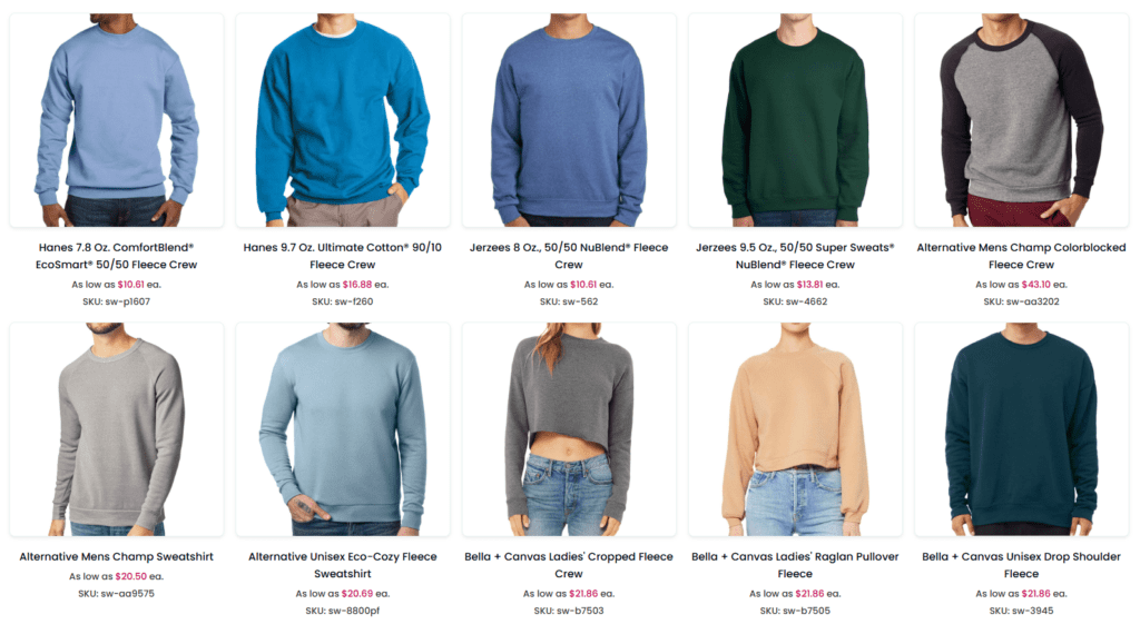 Crewneck Sweatshirts