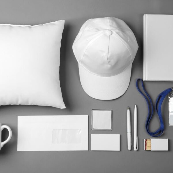 A collection of products for new employee to be customized by company with its logo and color